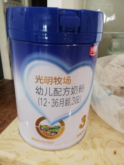 光明牧场幼儿奶粉,值得信赖!