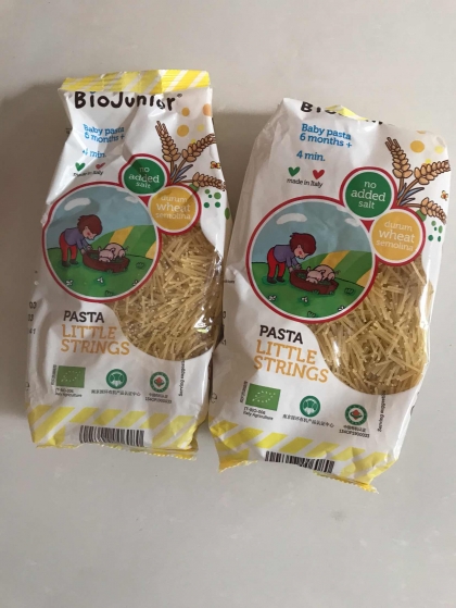 带宝宝探索食物的美味碧欧奇小意面